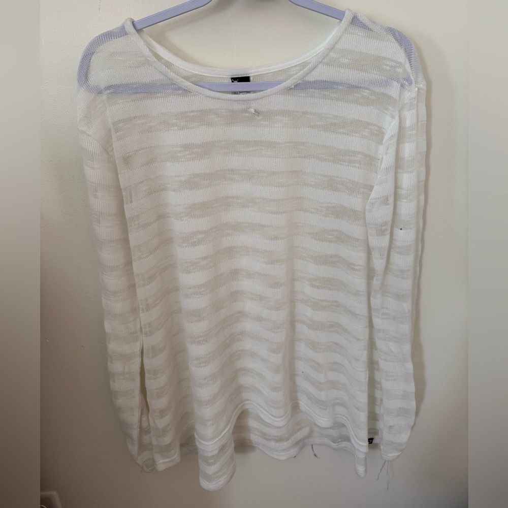 Oakley White Mesh Top